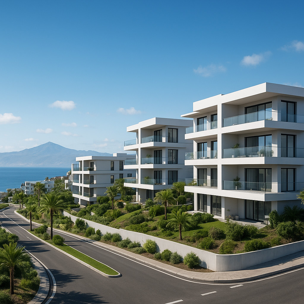 Modern residential development in Tenerife showing investment potential