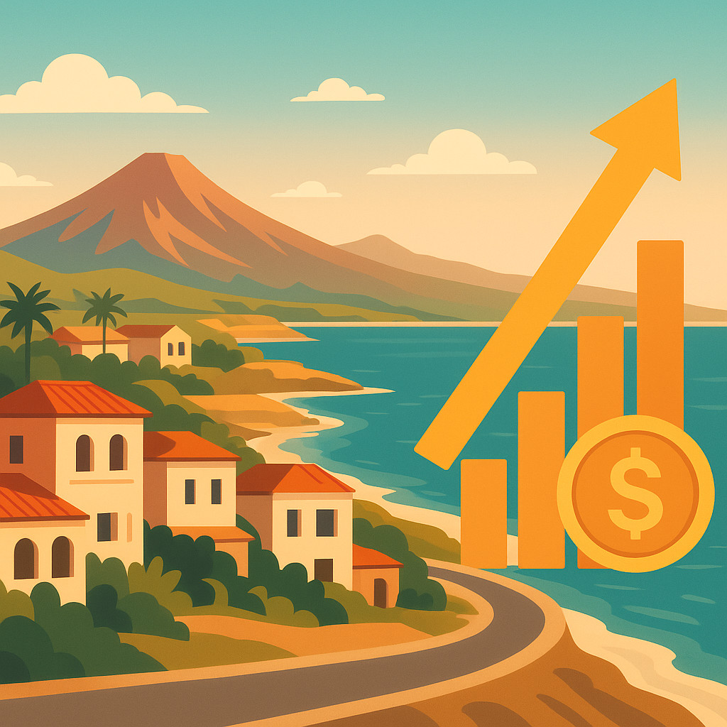 Tenerife coastal neighborhood showing development and market growth